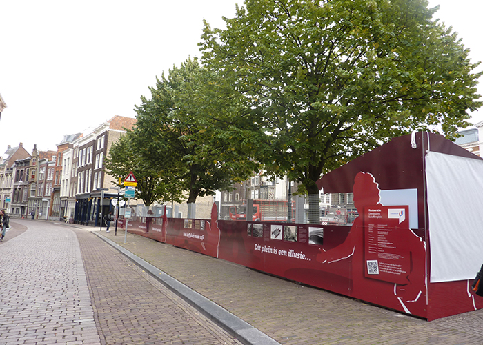 Buitententoonstelling Scheffersplein Dordrecht door Dirry Ontwerpt
