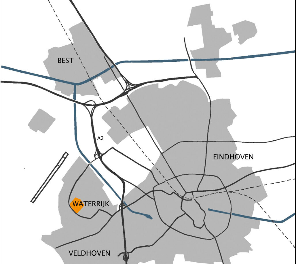 DirryOntwerpt voor Juurlink en Geluk Buitenruimtes voor Waterrijk Eindhoven_Waterrijk op de kaart
