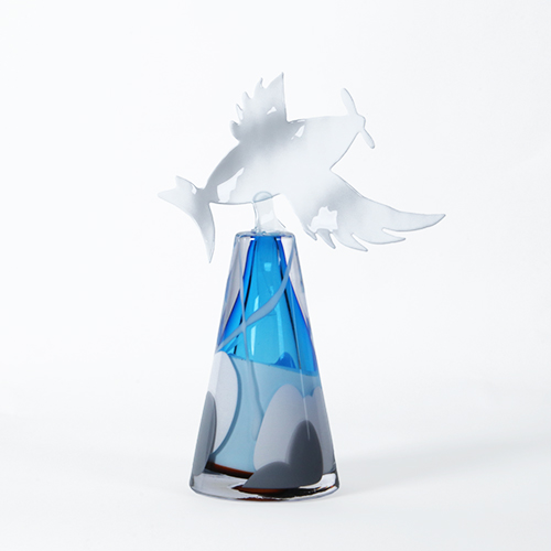 Dirry de Bruin glassculptuur In elements we trust AIR-01