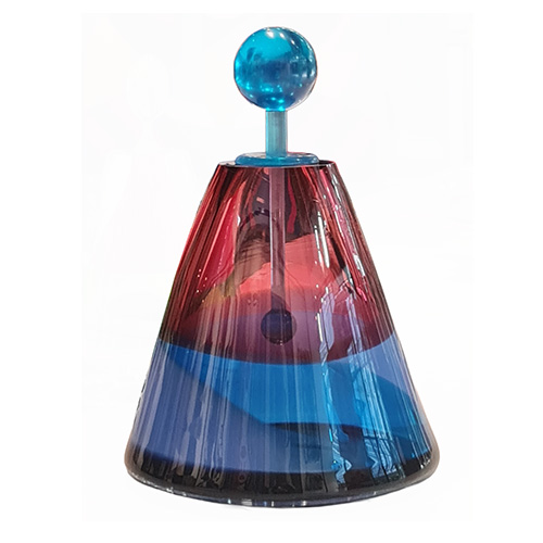 Glas object ADHK Deep Red etc van Dirry de Bruin